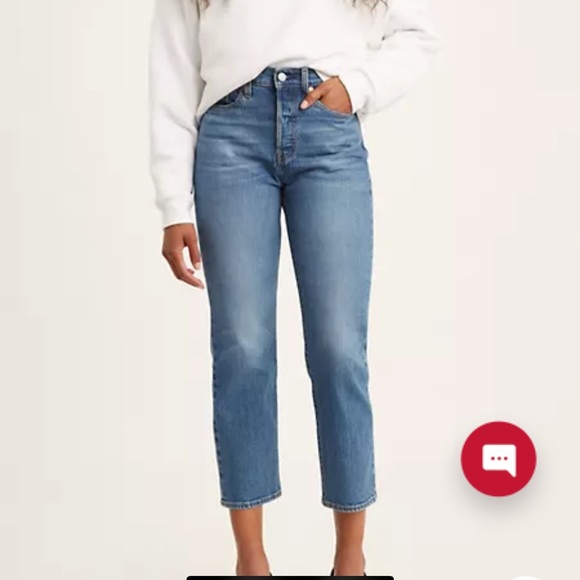 Levis jeans wedgie straight size W28 L26 - Picture 7 of 11